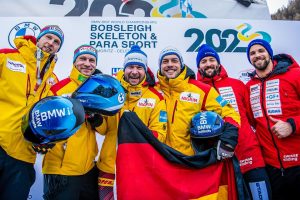 Gold bei der Weltmeisterschaft in St. Moritz im Bobsport