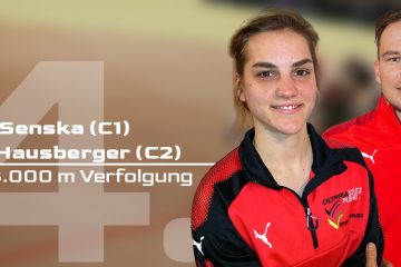 Viertplatzierte Im Bahnradrennen Ueber 3000 M Verfolgung