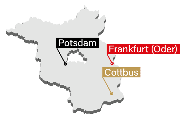 Standorte des Olympiastützpunktes Brandenburg